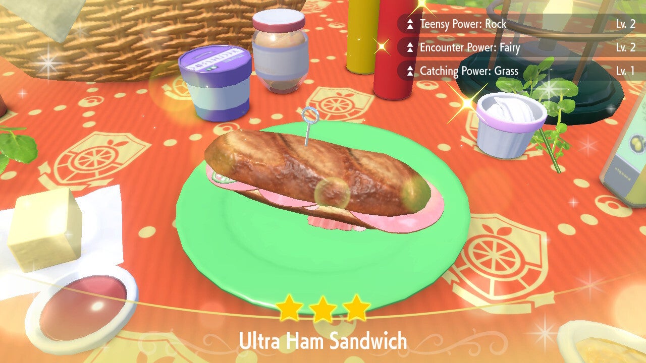 Pokémon Scarlet and Violet Sandwich making guide and best sandwich